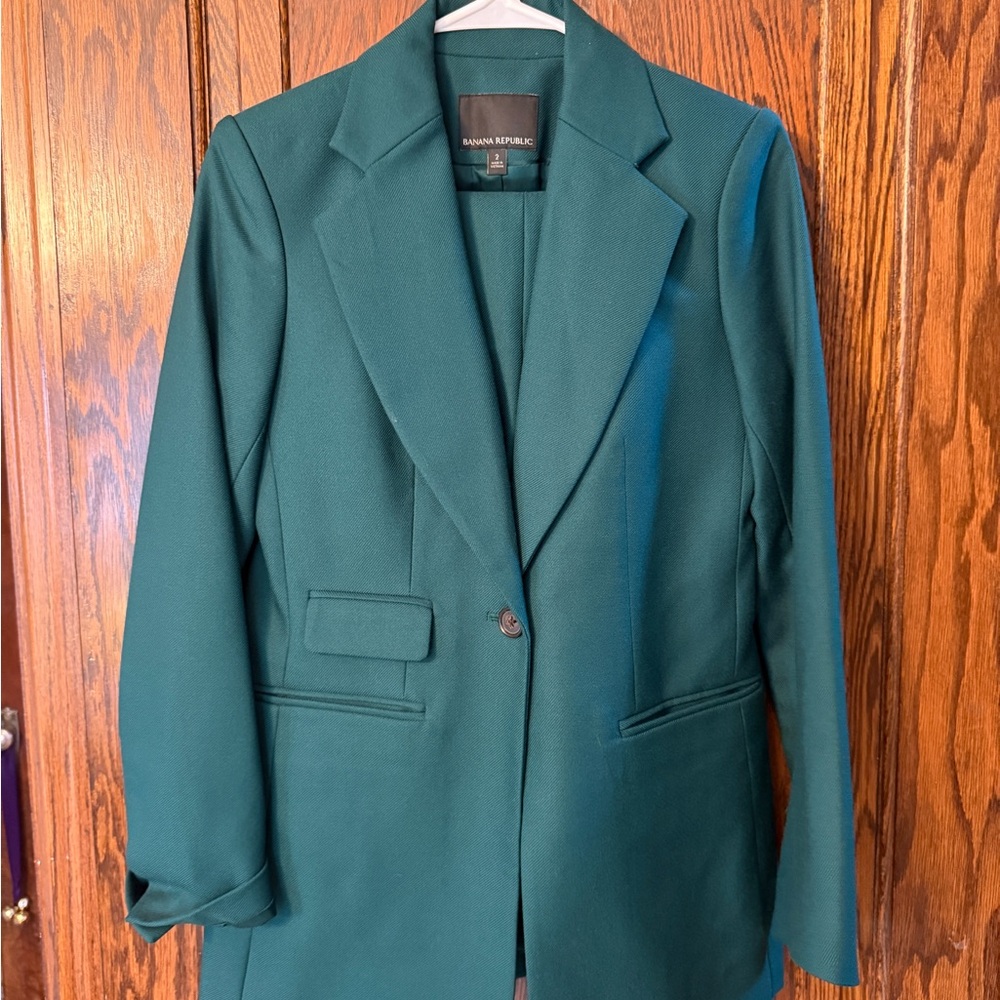 Banana Republic Women's Teal Blazer & Pants